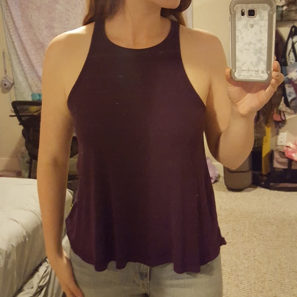 Free People purple tank top